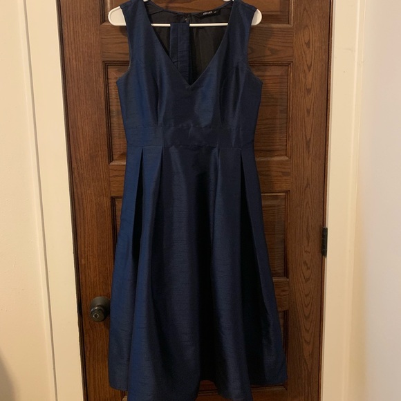 Navy blue midi dress - Picture 6 of 6